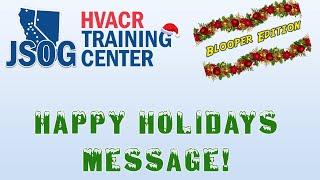 Happy Holidays from the Training Center!