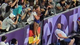 Paris 2024 Olympics vlog - Long Jump - Tara Davis-Woodhall Hug with Hunter Woodhall, Golden Couple!