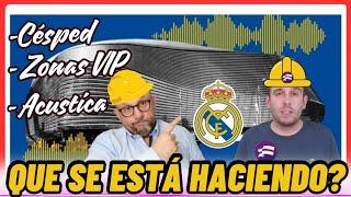 OBRAS DEL BERNABEU-  CON EDU DE FANATICOS REAL MADRID