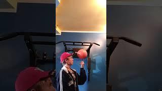 Footballspinning on the finger #basketball #basketballgame #lebronjames #instagram #tiktok #shorts