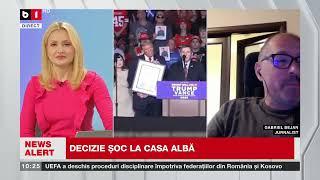 G  BEJAN, JURNALIST HOTNEWS, DESPRE DECIZIA DE LA CASA ALBĂ ȘI ALEGERI_Știri B1TV_18 nov. 2024