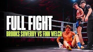 CRAZY MUAY THAI FIGHT!  Brooks Sowerby vs Finn Welch | VICTORY 13