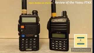 Review of the Yaesu FT4X. Baofeng UV5R or Yaesu FT-4XR? Side by Side Comparison! #hamradio #yaesu