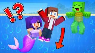 APHMAU became a MERMAID and Pranked JJ and MIKEY - Maizen Minecraft Animation