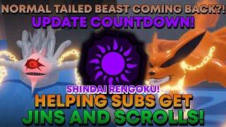 (EVENT COUNTDOWN!) HELPING SUBS GET JINS AND SCROLLS! | SHINDO LIFE LIVE STREAM! | RellGames!