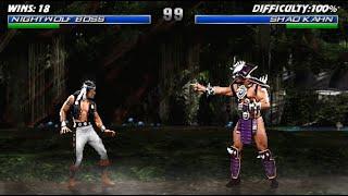 Mortal Kombat SE Mod Fustini Definitive 2024 - NIGHTWOLF BOSS Gameplay Playthrough