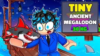 Catching Worlds First TINY MEGALODON on Roblox Fisch!