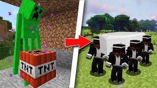 Very wrong minecraft without rules! Lucky Creeper