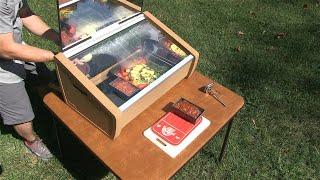 New Solar Oven Design - SunTaste Unboxing and 1st Cook