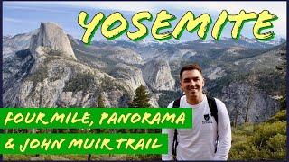 Hiking Four Mile, Panorama, John Muir Trail Loop - Yosemite National Park