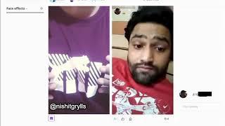 Watch till the end | Fake girl Trolling | Omegle Pranks | Nishit Grylls | Part - 13