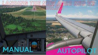 A320Neo V2 from Inibuilds LANDING / AUTOLAND | MSFS