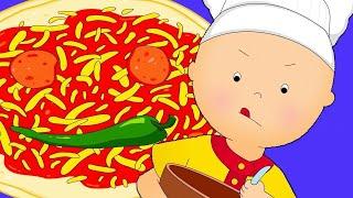 Caillou Macht eine Pizza | Die Neuen Abenteuer von Caillou | Caillou auf Deutsch