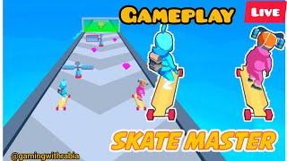 Skate Master Game/All levels live gameplay walkthrough