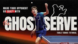 The Most Scary Service Ever (Ghost Serve) | Table Tennis Tutorial