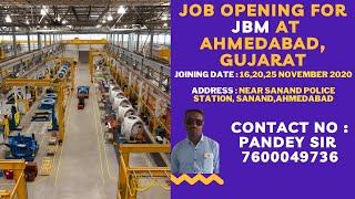 Job vacancy in JBM | Job in Sanand | Job in Ahmedabad | Job in Gujarat | GISET job vacancy 2020