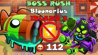 Boss Rush Island 3 | Pops 110+ | Bloonarius | Resort | BTD6 Boss Tutorial