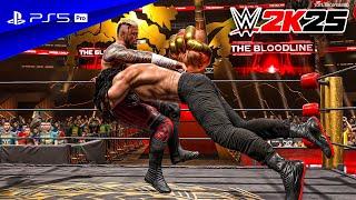 WWE 2K25 - Roman Reigns vs. Solo Sikoa | Bloodline Rules Match at The Tribal Hall | PS5™ Pro [4K60]