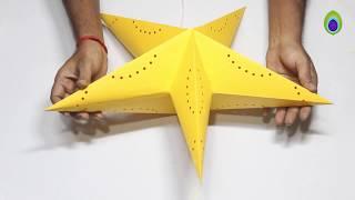 DIY How to make Star Lantern Kandil For Diwali & Christmas Decoration