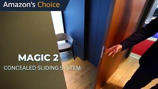 Milcasa Magic 2  Wall Mount Concealed Sliding System for Wood Doors - Completely  Hardware and Track