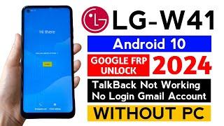 LG W41 LM-610M Frp Bypass Phone Unlock Android 10 Without PC.