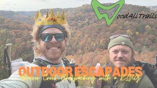 Outdoor Escapades: I backpacked with a KING!!! #hiking #nature #backpacking #fallfoliage #travel