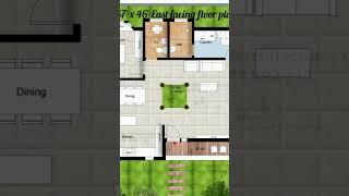 57' x 46' East facing floor plan