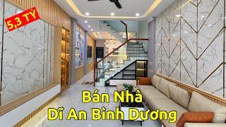 Bán Nhà Dĩ An Bình Dương 2025: Nhà Hiện Đại 4 Tầng 4PN, P thờ, Sân thượng trước sau