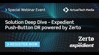 Solution Deep Dive – Expedient Push-Button DR powered by Zerto