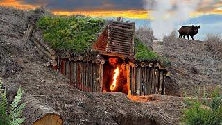 Building of an underground shelter a reliable shelter from wild animals