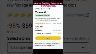 Vmaker Lifetime Deal: Just One-time Payment of $59 Today! Appsumo Lifetime Deal #bestaicontentwriter