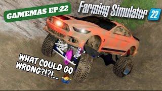 TAKING MY LIFTED MUSTANG OFFROADING! | FS22 | GameMas Ep.22