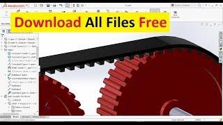 SolidWorks Tutorial: Timing Belt Design and Assembly