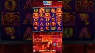 From ₹7 to ₹5100 in a blinkZeus vs Hades showdown turned epic! #BigWin #GamblingShorts#ZeusVsHades