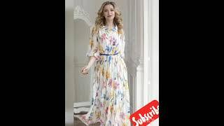 trendy and stylish chiffon maxi dress || maxi dress collection || fashion all time ||