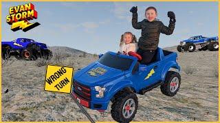 BRAND NEW! DIY Custom Evan Storm Power Wheels Competes at Monster Truck Show