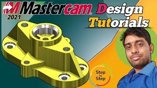 Mastercam Cad Tutorials I Designing 3d Part #mastercam #programming #cnc