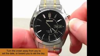 Instructions: How to Set the Day and Date of a Watch