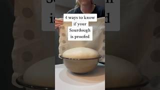 4 ways to know if your #sourdough is proofed #sourdoughstarter #sourdoughbread #sourdoughrecipe