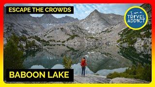 Lake Sabrina to Blue Lake to Baboon Lake Cross-country Summer Backpacking