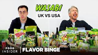 US vs UK Wasabi (67 Item Flavor Binge) | Food Wars | Flavor Binge | Food Insider