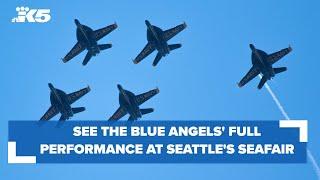 See the Blue Angels' full performance at Seattle's Seafair Weekend