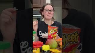 ⭐️FOOD REVIEW⭐️PICKLES, HOT CHEETOS, PICKLE CHAMOY/PICKLE POWDER #shorts #mukbang #pickle