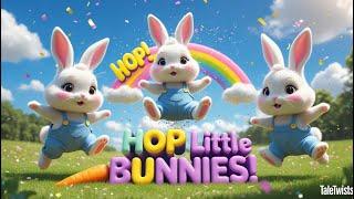 Hop Little Bunnies Hop Hop Hop!  Bunny Dance Song + More Nursery Rhymes & Kids Songs | TaleTwists
