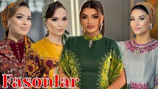 Skryty turkmen moda koynek fasonlar 2024 | Women dresses | owadan türkmen fasonlar 2024