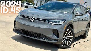 2024 VW ID.4 S In Pure Gray Paint Is A Stealthy and Stylish Family EV Crossover