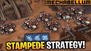 WAR FACTORY STAMPEDE Strat! "NO WAY This Actually Wins?" - Mechabellum Cast