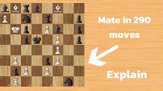 The longest checkmate (explain)