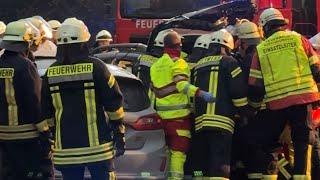 Crash auf der Kreisstraße