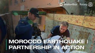 Partnership in Action - Morocco Earthquake | ShelterBox (RI Film 2024)